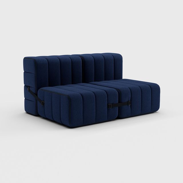 Curt-Set 4 - e.g. Flexibele 2-zitter - Jet - 6098 (Donkerblauw)