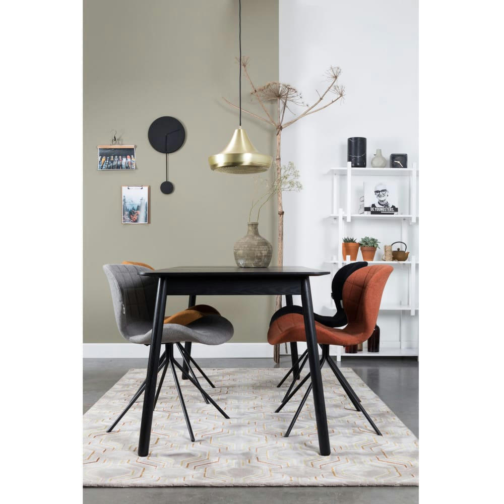 OMG - Lot de 2 chaises design noir