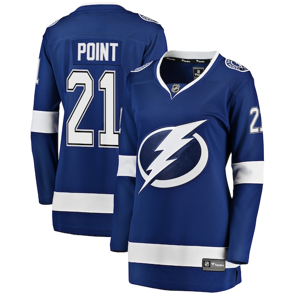 Brayden Point Tampa Bay Lightning  Women's Breakaway Player Jersey - Blue