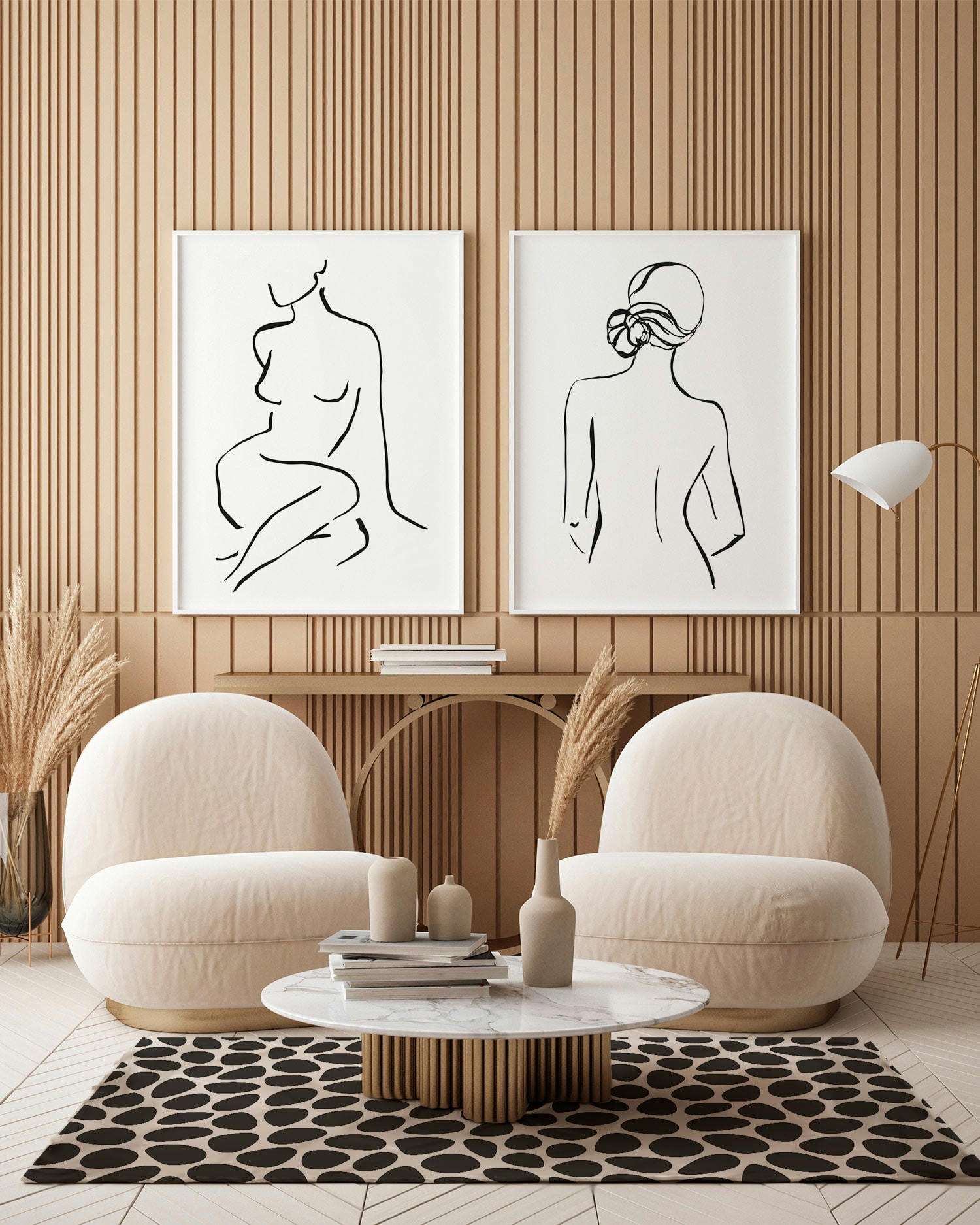 ALFOMBRAS MINIMALISTAS 2 - Tapis vinyle motif pavée gris 160x230cm