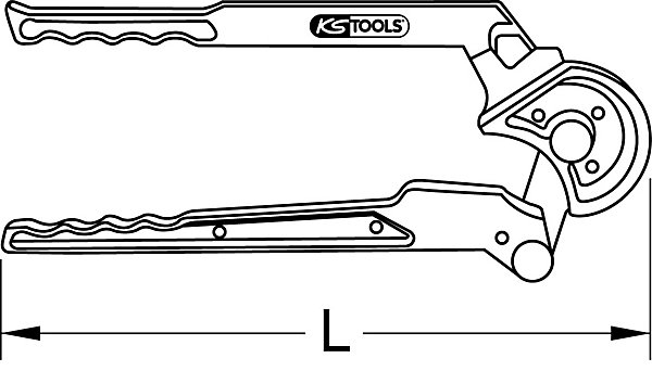 KS Tools - 122.0014 - Pince à cintrer ALU, diamètre 14 mm