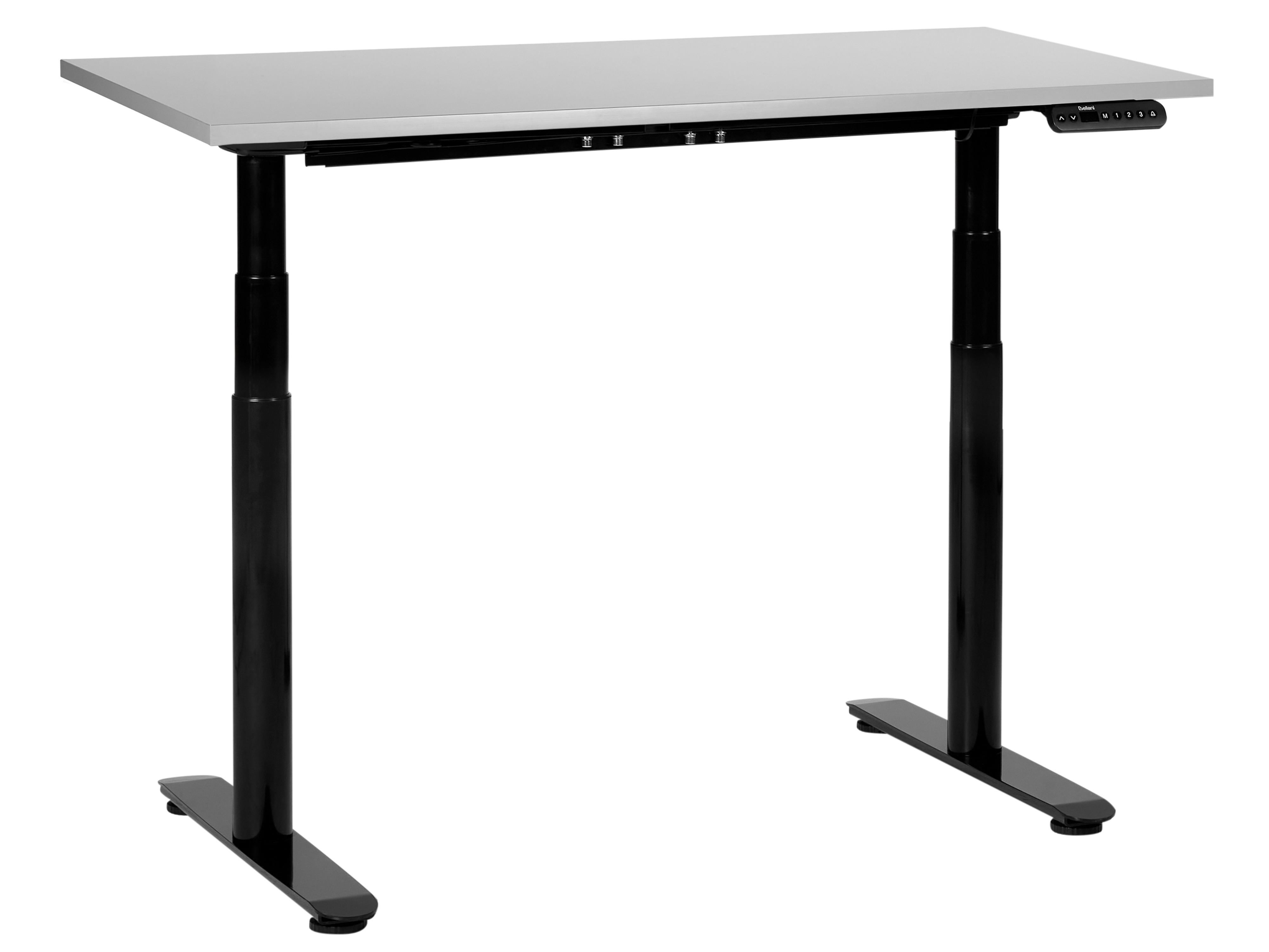 Electric Adjustable Standing Desk DESTINAS Grey/ Black 120 cm 72 cm