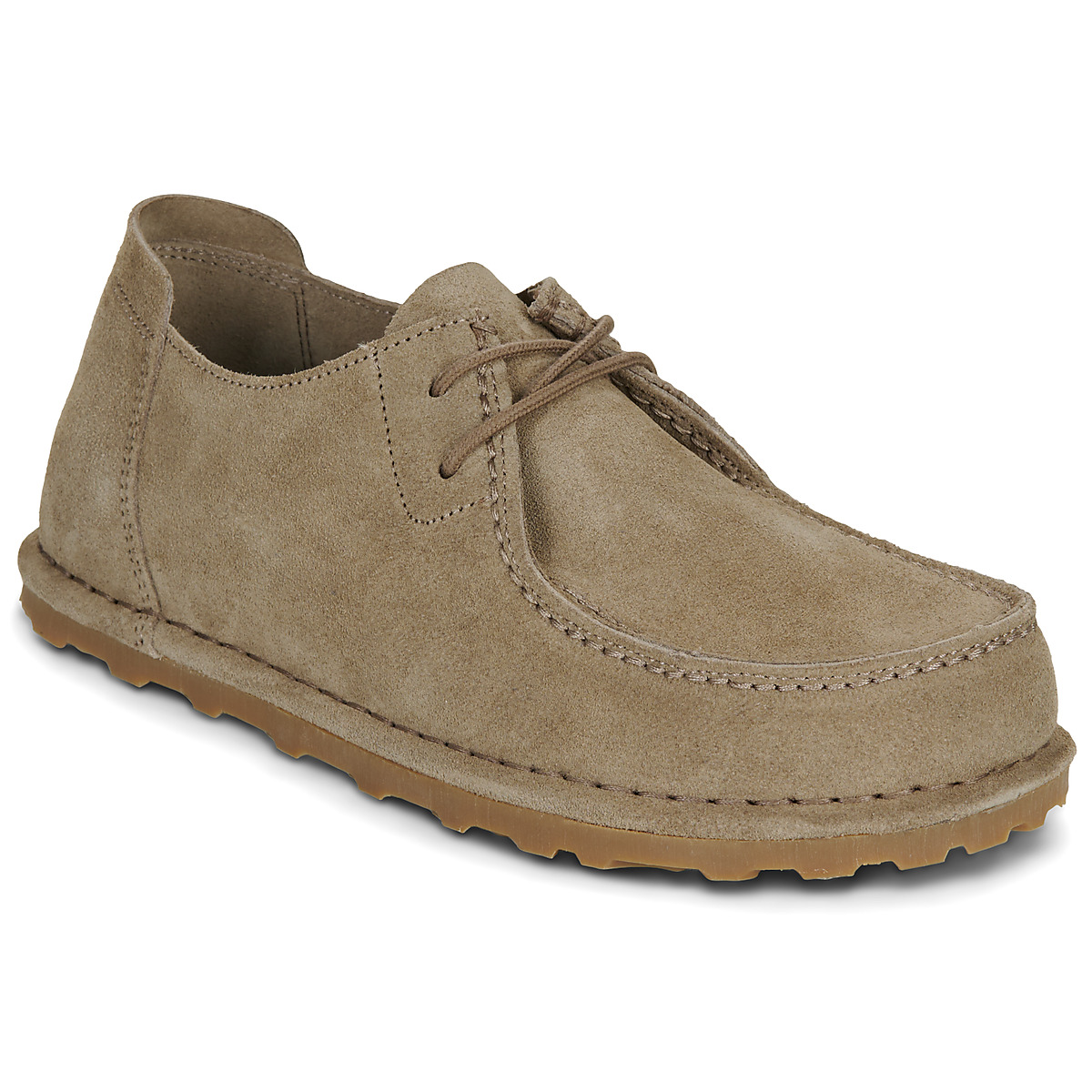 BIRKENSTOCK - Utti Lace - Suede / Granite / Taupe