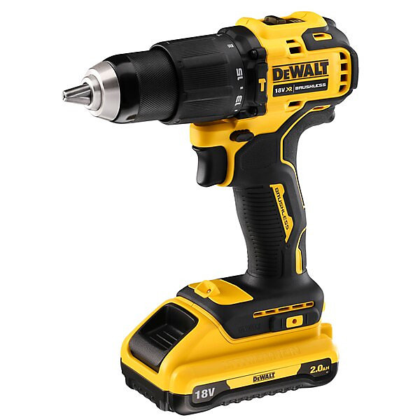 Pack de 2 outils 18V POWERSTAK (DCD709/DCF809)   2 batteries 1,7Ah   chargeur   coffret T-STAK - DEWALT - DCK2062E2T-QW