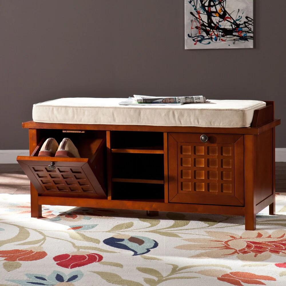 SEI Furniture Anson Storage Bench