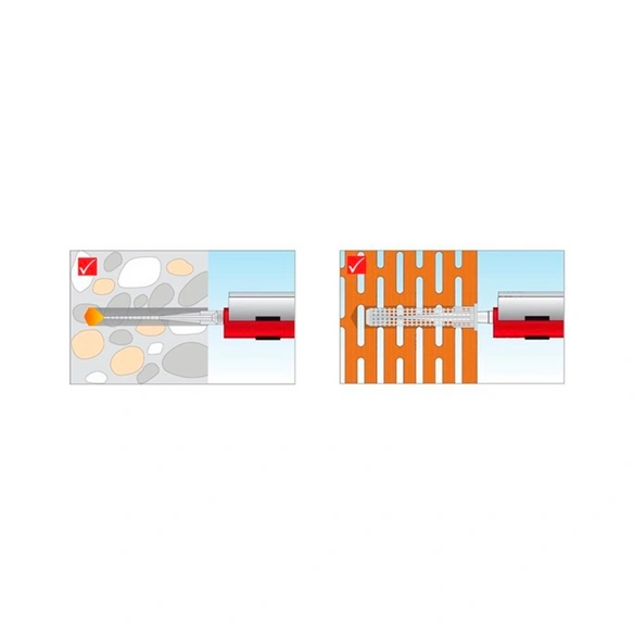 Auspresspistole, Stahl, rot