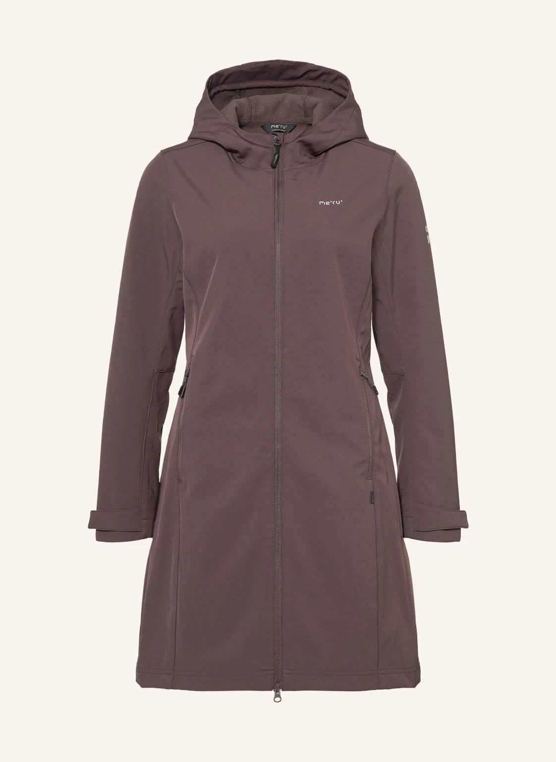 me°ru' Softshell-Mantel BORDEAUX