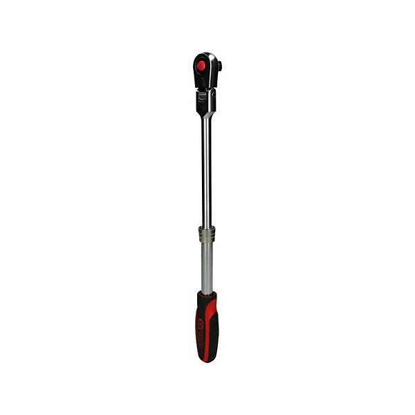 KS Tools - 920.1330 - Cliquet télescopique réversible 1/2'' à tête articulée, 72 dents