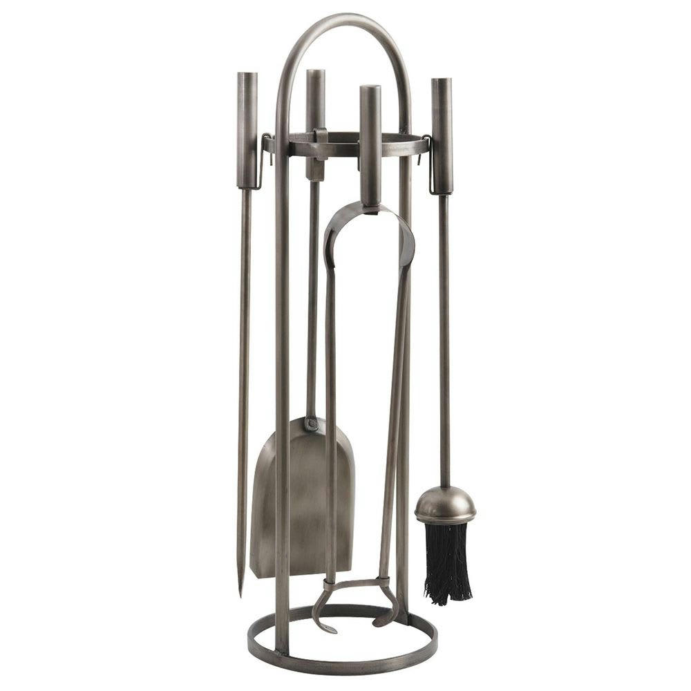 - Valet de cheminée fer forgé avec 4 accessoires