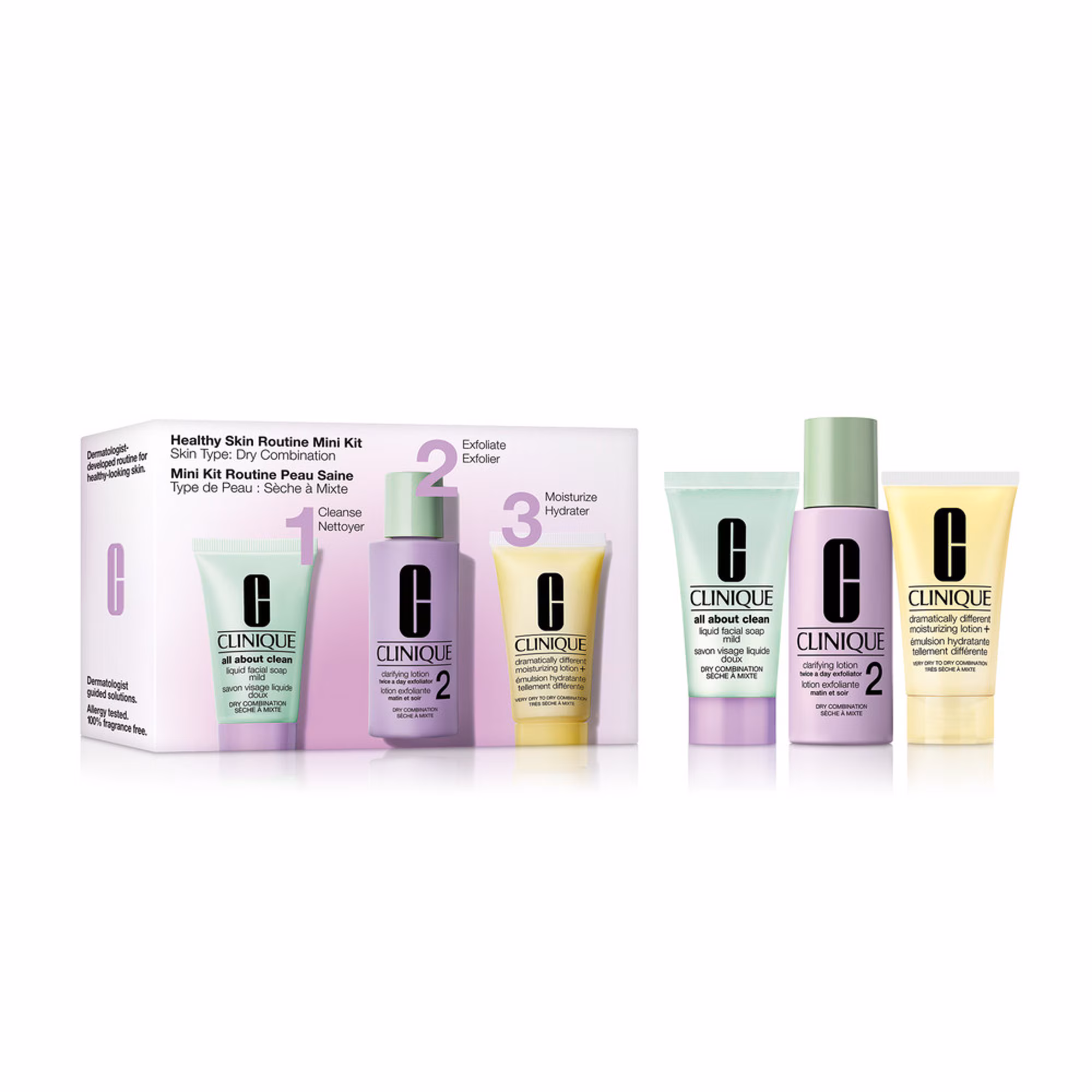 BASIC 3 TEMPS?Kit peau saine - sèche à mixte