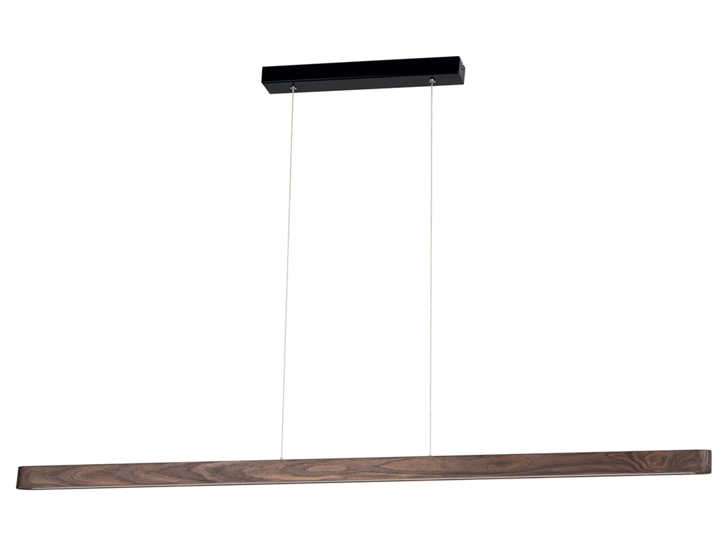 Lampa wisząca Forestier LED drewniana brązowa