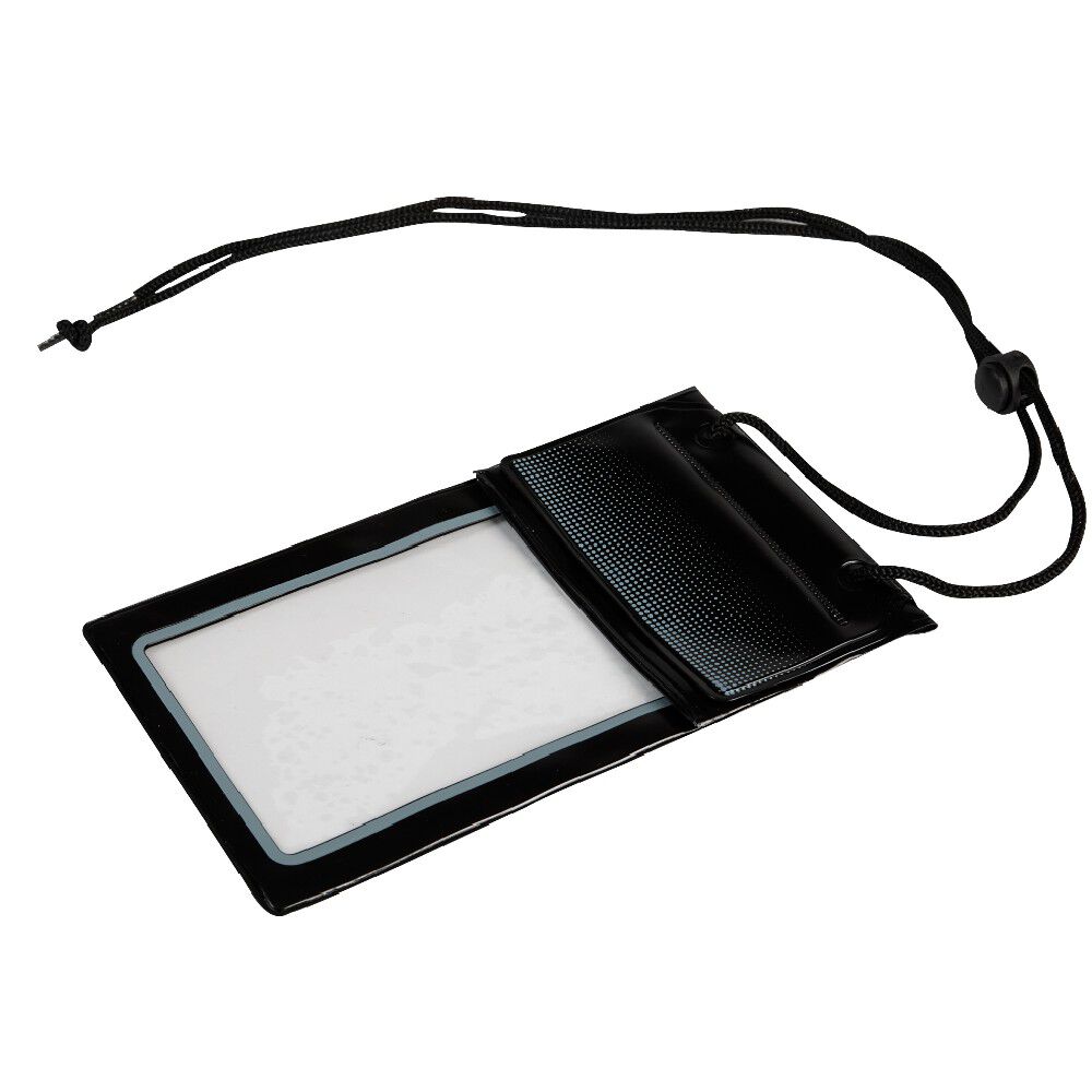 Pochette waterproof en plastique noir/vert