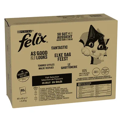 Felix As Good As It Looks Jumbo Pack 80 x 85g