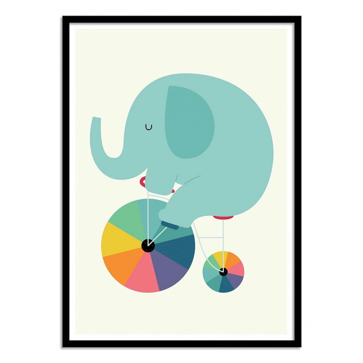 ANDY WESTFACE - BEAUTIFUL RIDE -  Affiche d'art enfant 30 x 40 cm