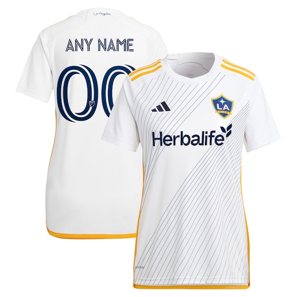 LA Galaxy adidas Women's 2024 Angeleno Kit Replica Custom Jersey  - White