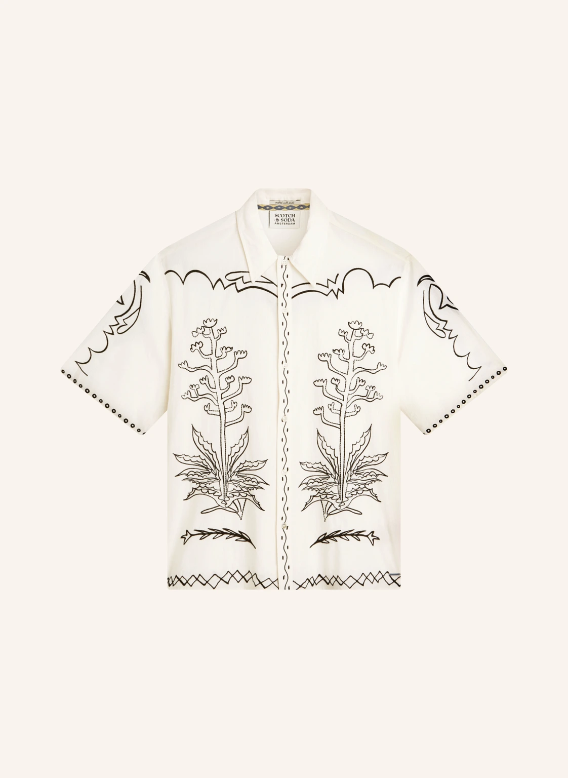 SCOTCH & SODA Kurzarm-Hemd Comfort Fit
