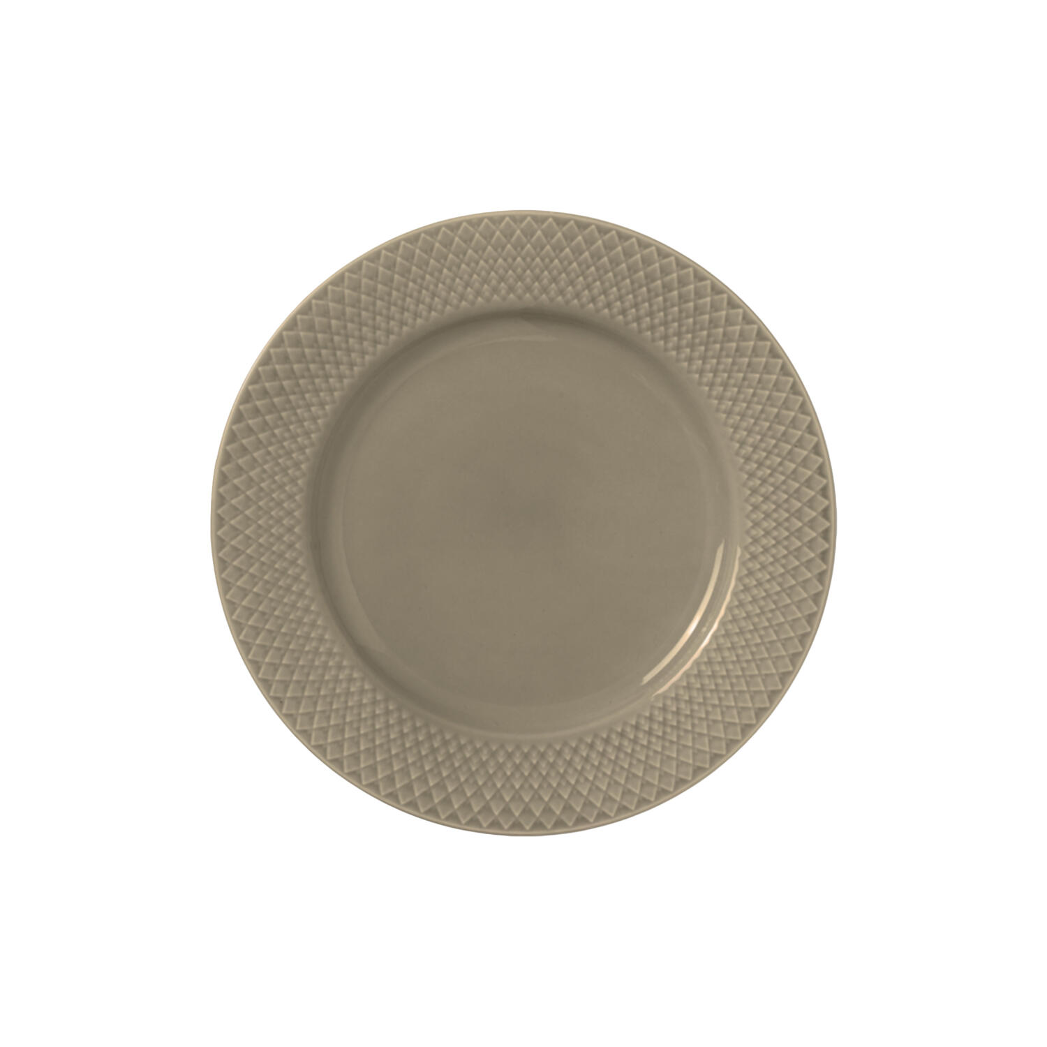 Rhombe Earth Frokosttallerken ø 23 cm, clay