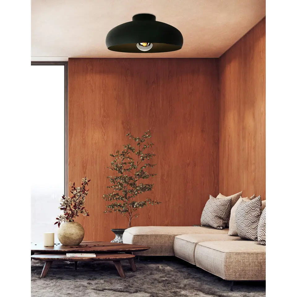 EGLOMoganoPlafondlamp-E27-&Oslash;40cm-Zwart