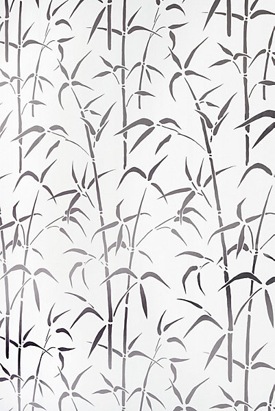 Film adhésif décoratif miroir bambou D-C-Fix® argenté sur fond blanc brillant L.150 x l.67,5cm