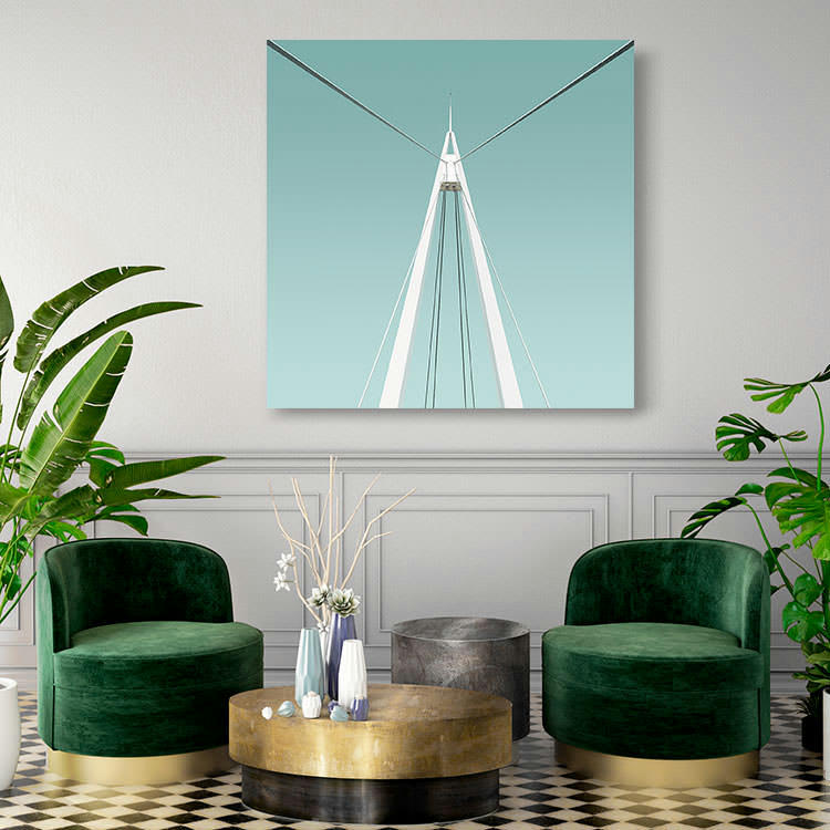 DIRECTION - Photographie d'art de Nicolas Rottiers 80x80 cm sur plexi