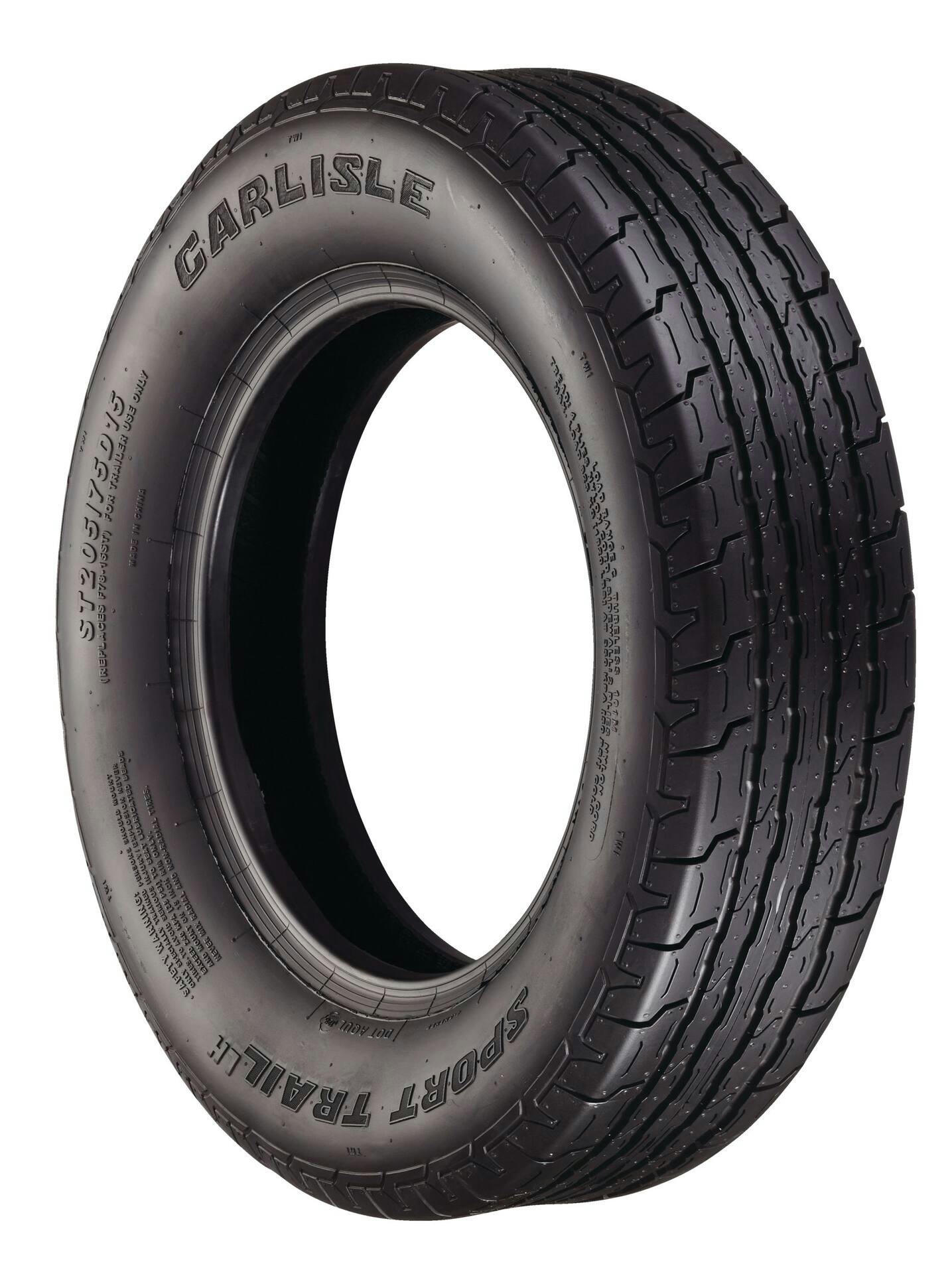 Carlisle Sport Trail LH Trailer Tire, ST205/75D15-C