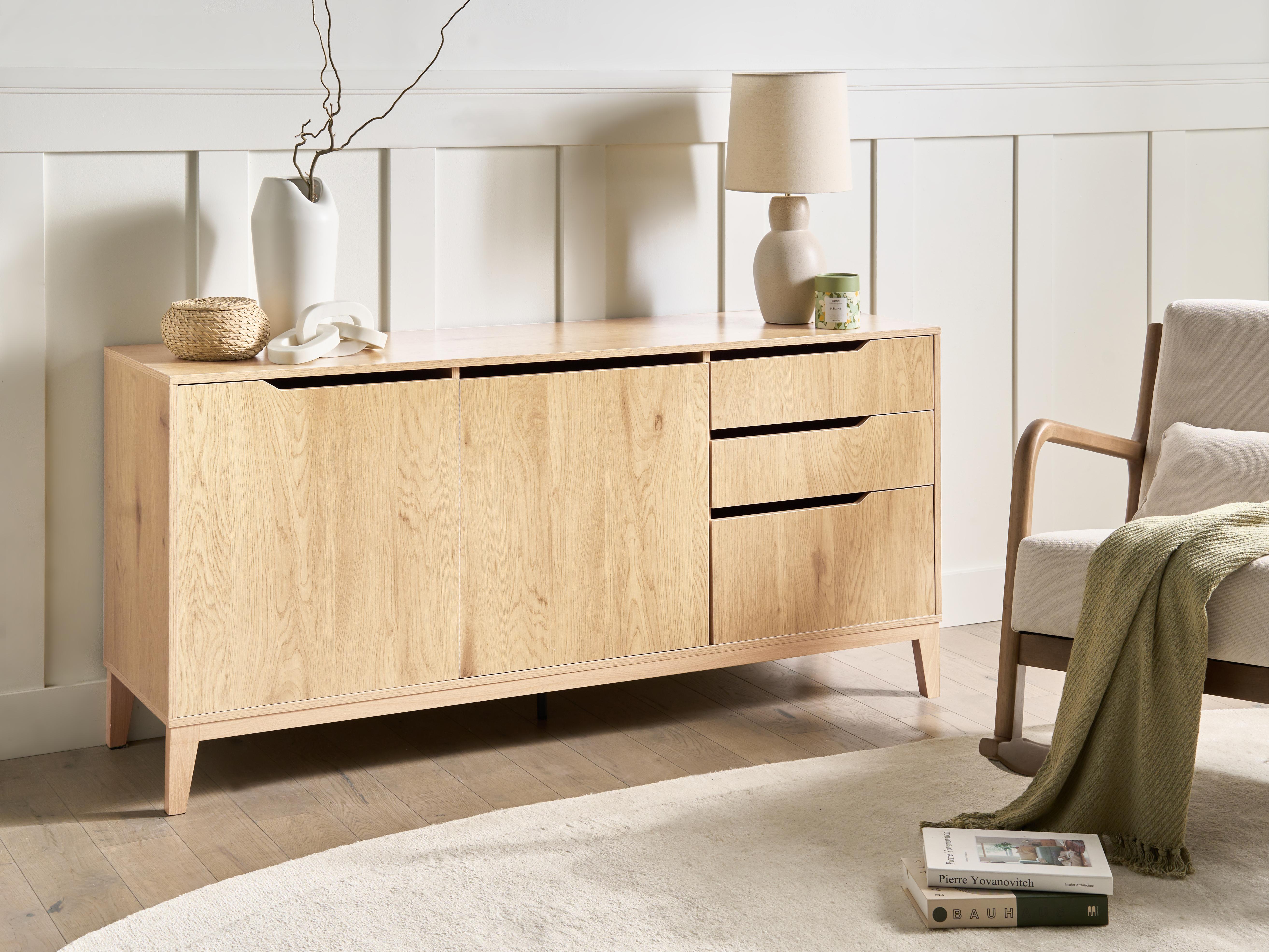 2 Door Sideboard MONCTON Light Brown