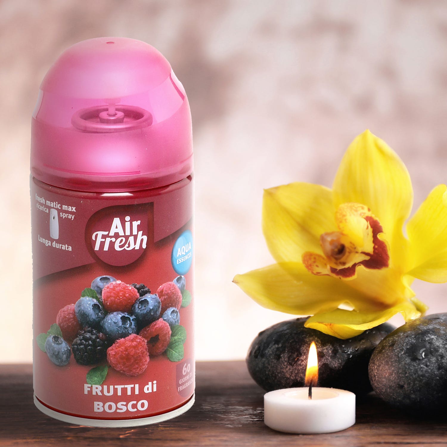 Ricarica Air Fresh deodorante per ambiente, da 250 ml, Frutti di Bosco.