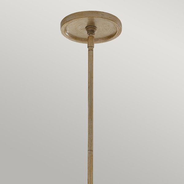 Lampa wisząca patynawane płatki srebro-kremowa Arabesque 4xE27x60W Feiss