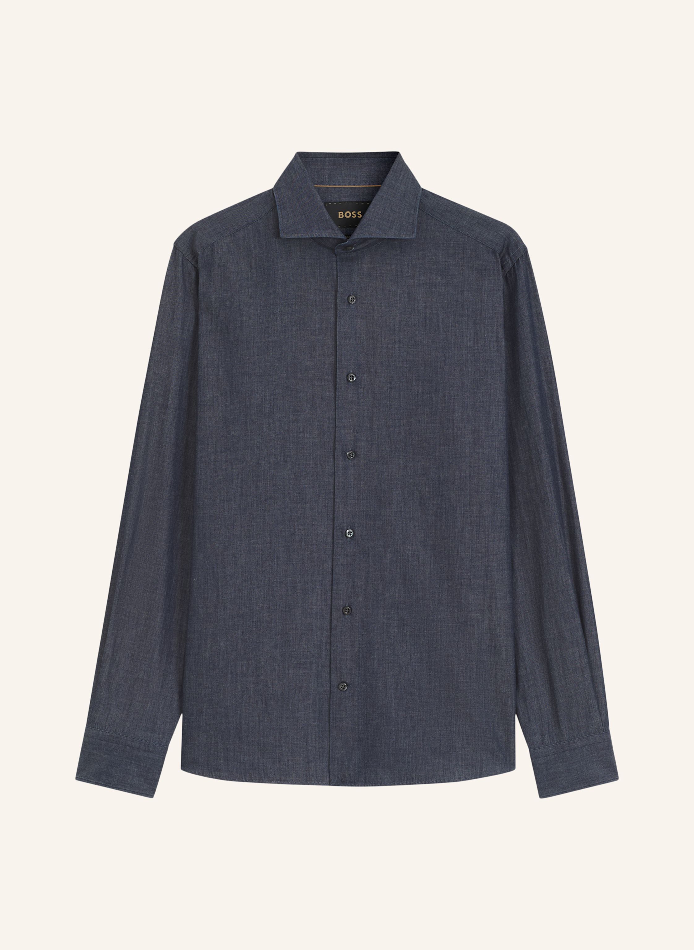BOSS Hemd L-HAYS-SPREADW-C-252 Slim Fit
