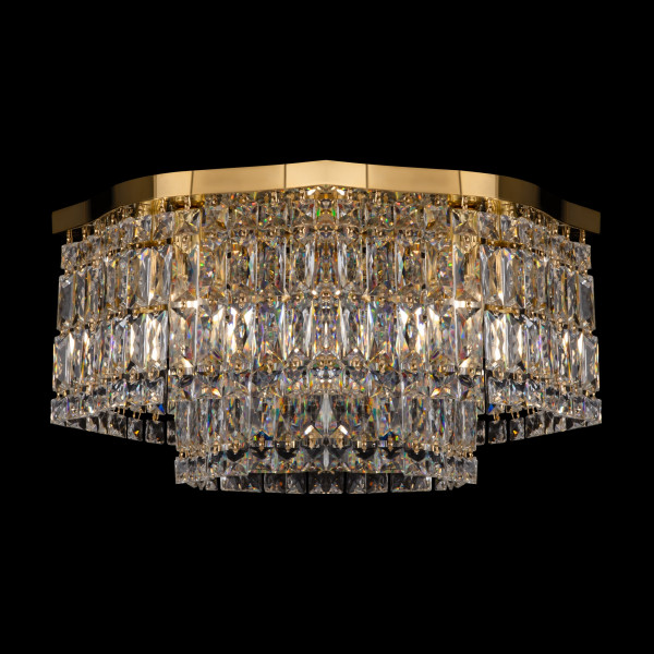 Lampa sufitowa mosiężno-złota DUNE 6xE14x60W wym: 25x45x45 cm Maytoni