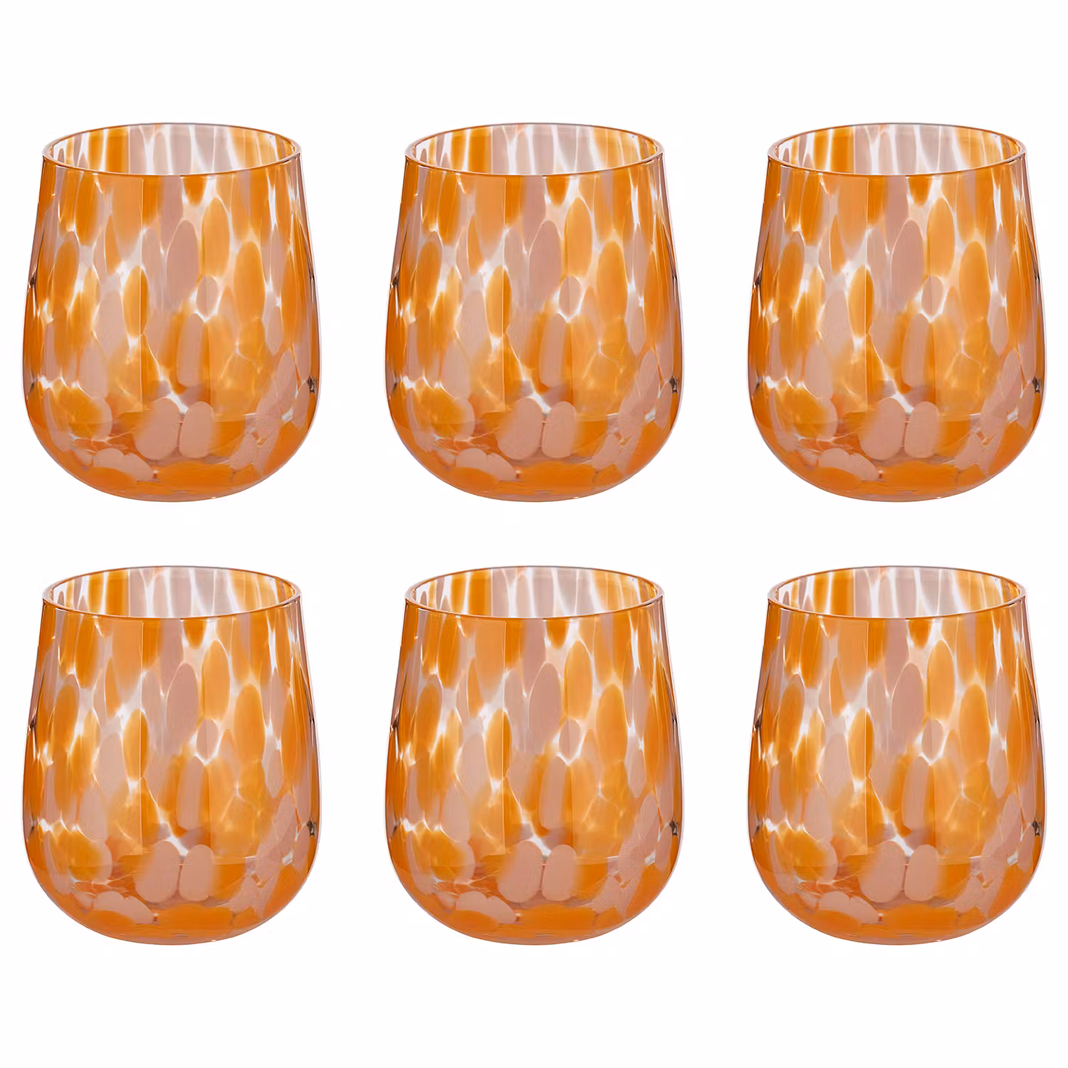 CONFETTI Trinkglas 6er-Set