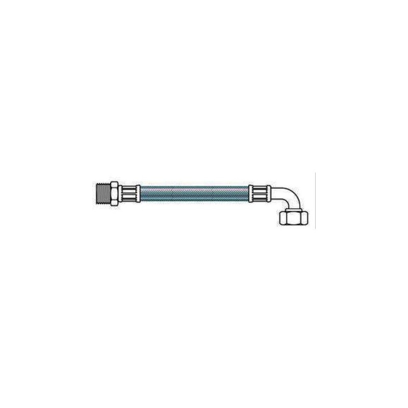 Raccord flexible avec coude M 1/2