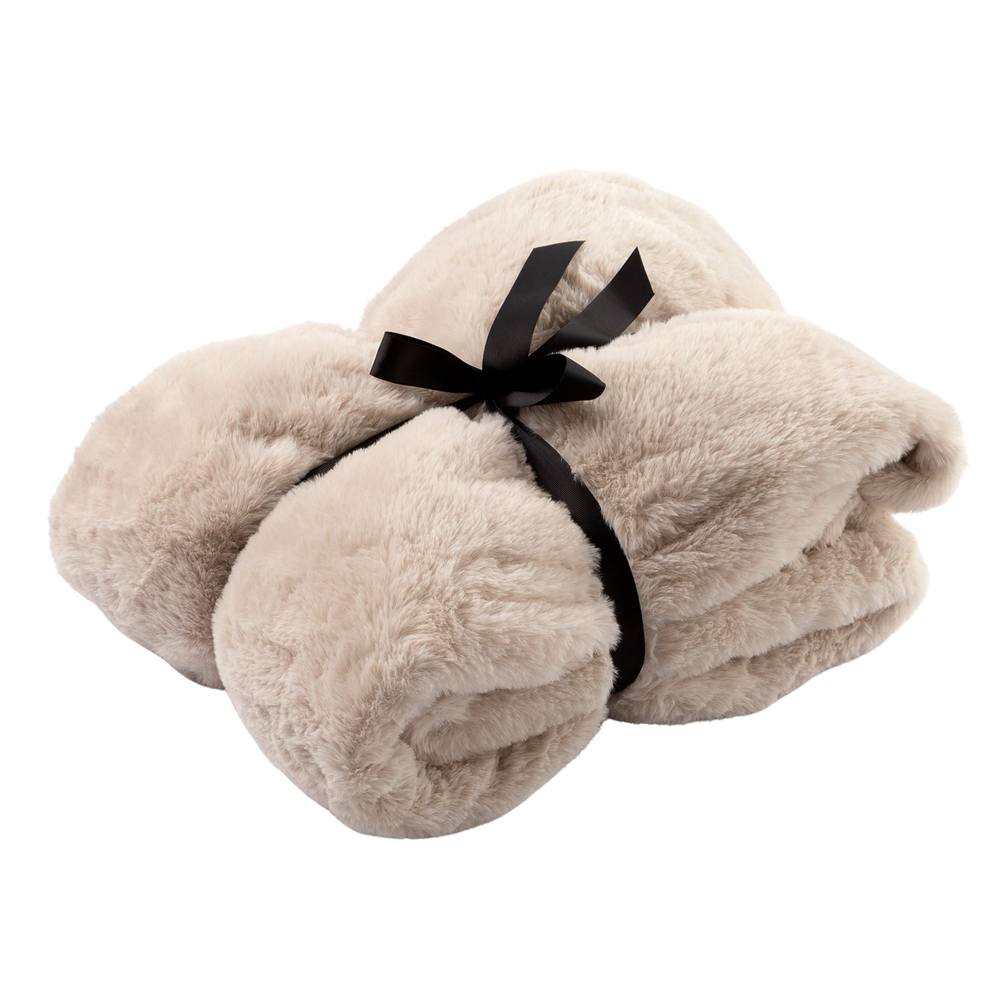LIZE - plaid 140x180 cm - 100% gerecycled polyester - Pumice Stone - beige
