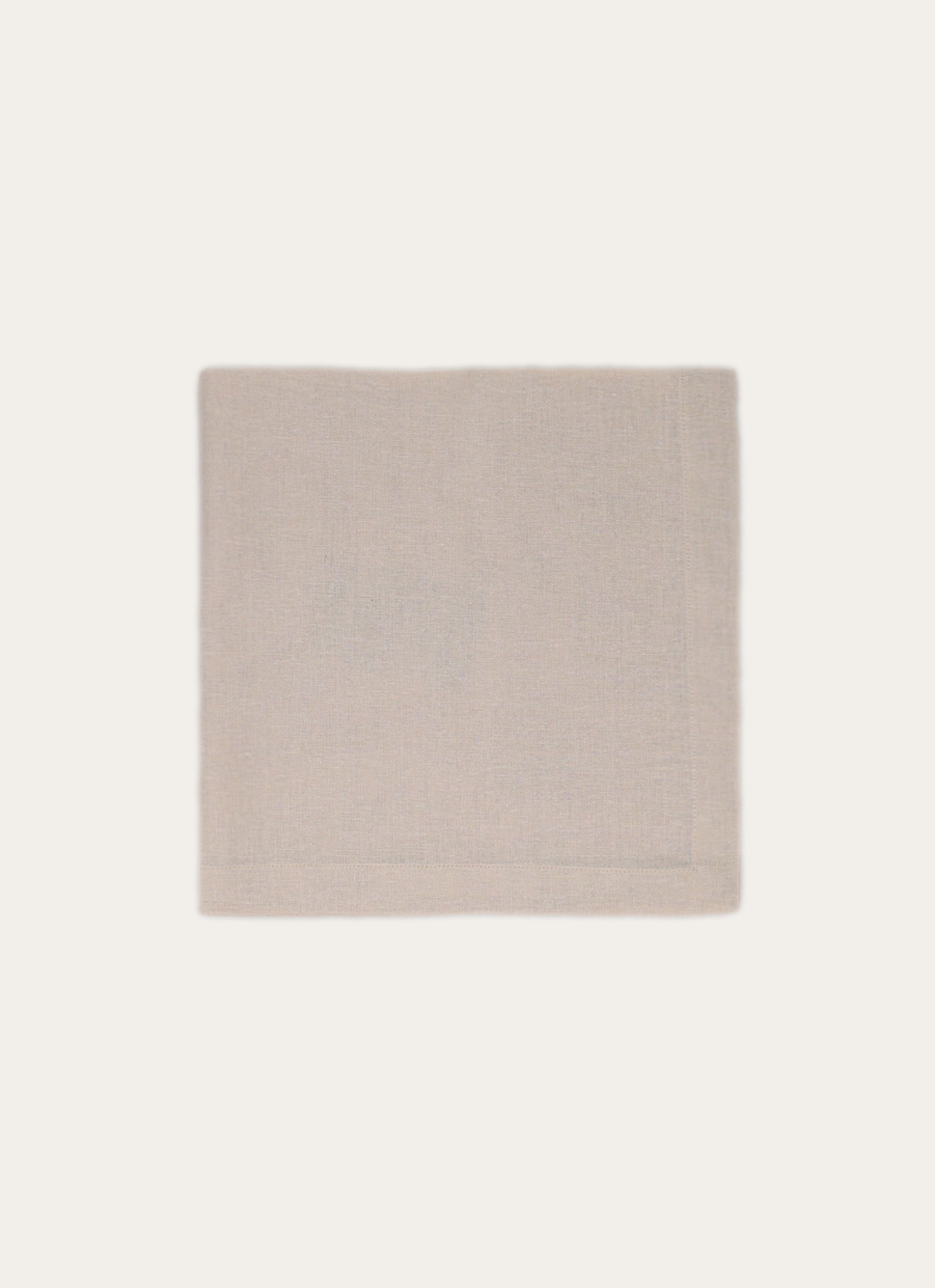 SERVIETTE DE TABLE UNIE EN COTON CRAIE