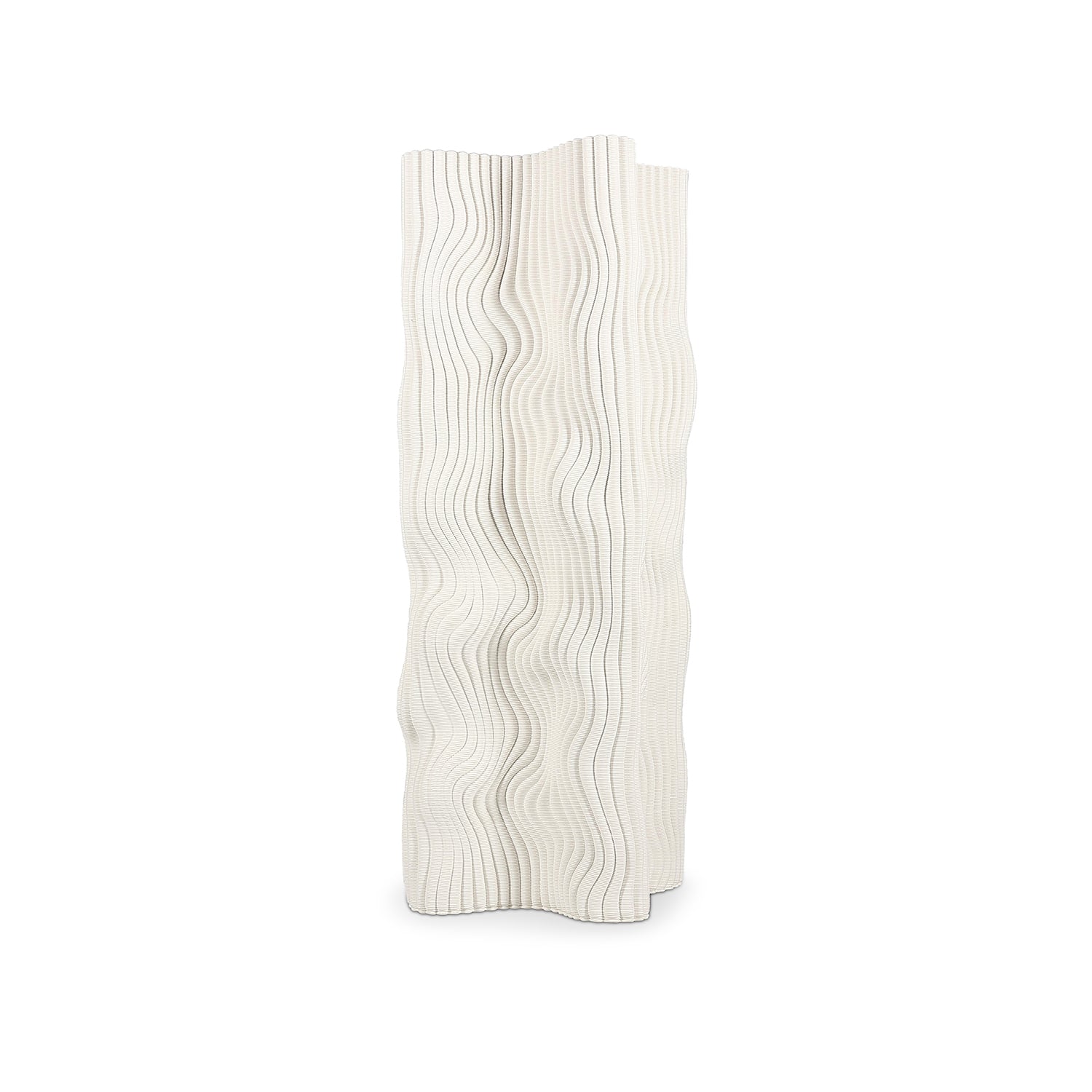 S|P Collection - Vaas 18x18xH42,5cm fluid white Vea