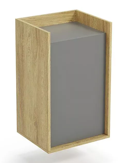 Szafka modułowa 83cm hikora   szary przykurzony - Maro