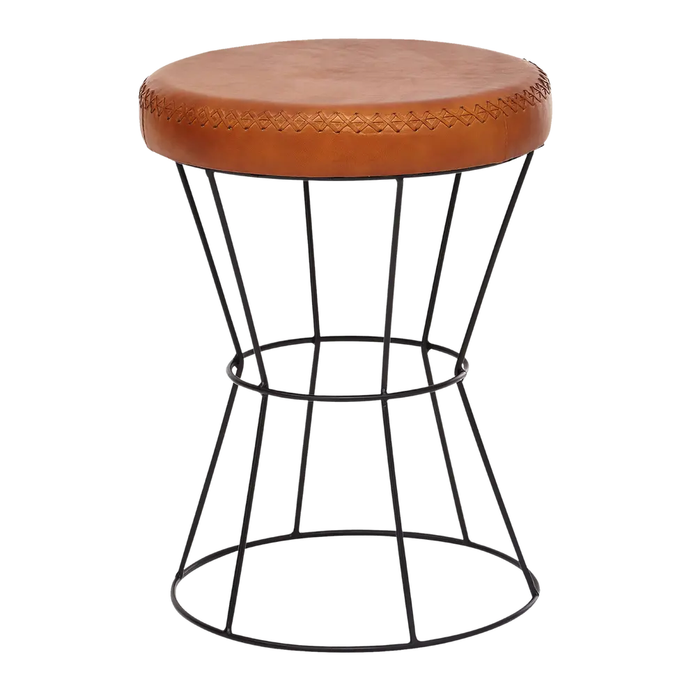 Hocker Leder
