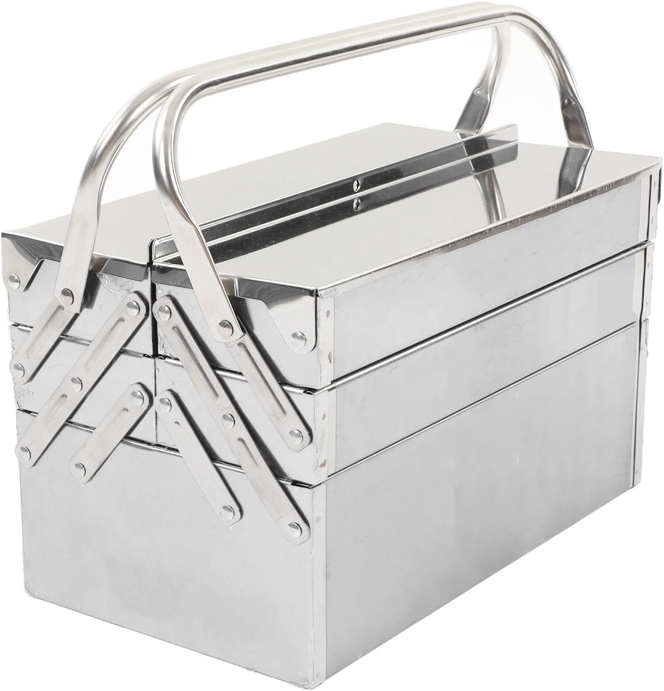 Metal Folding Interpreters -5 Trays Lived for the Car for Stainless Steel Players (420)