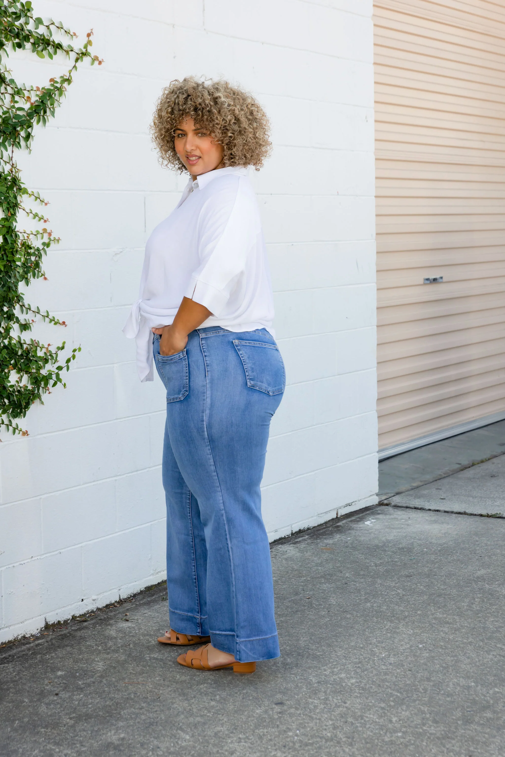 Elton High Waisted Retro Jeans