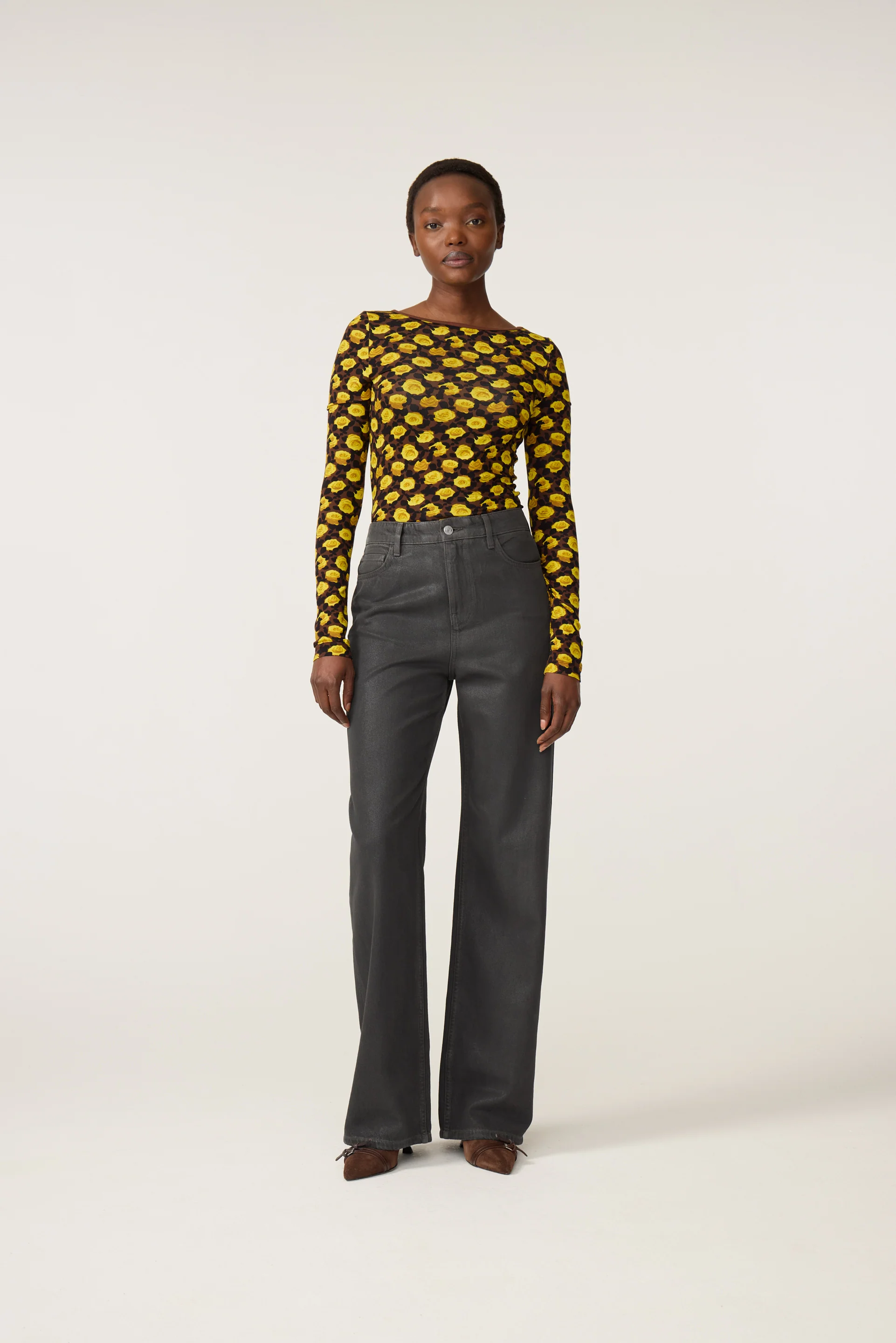 Roe Top | Yellow/Brown