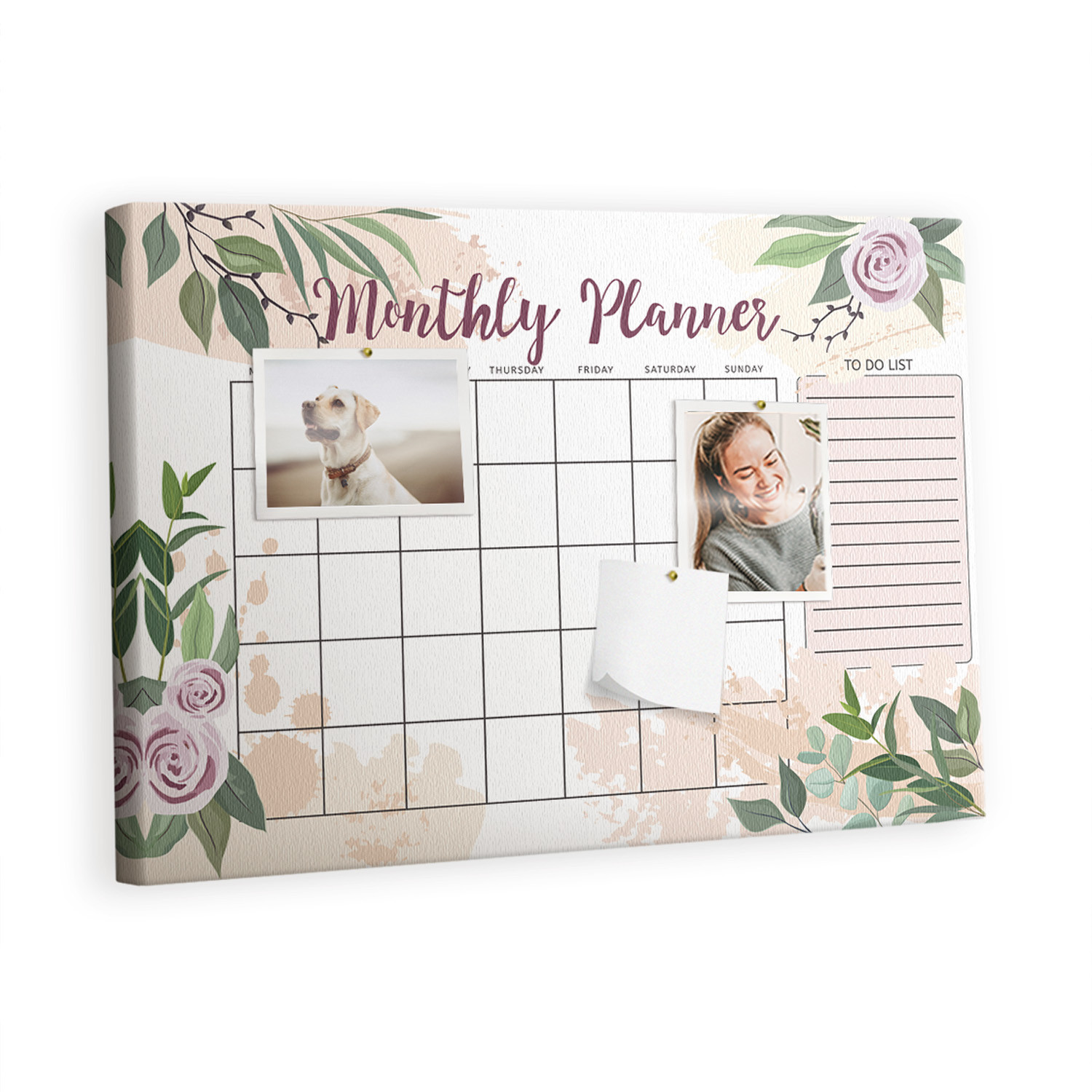 Tablica korkowa 60x40 cm organizer   pinezki Planer