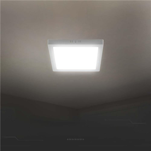 Plafon VT-60012 kwadratowy biały LED 1x12W 16,7cm 1200lm IP20 V-TAC