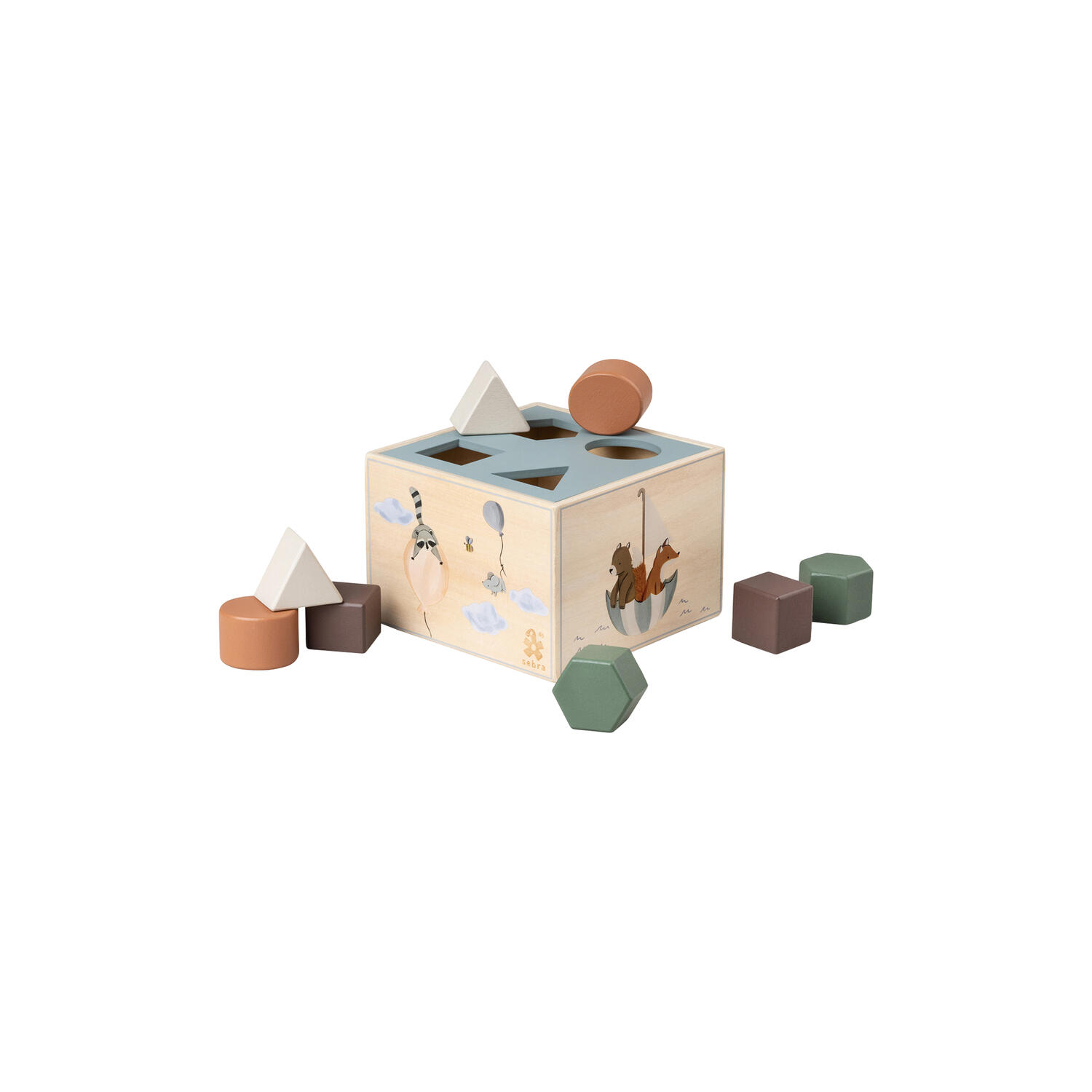 World of Sebra puttekasse, beige