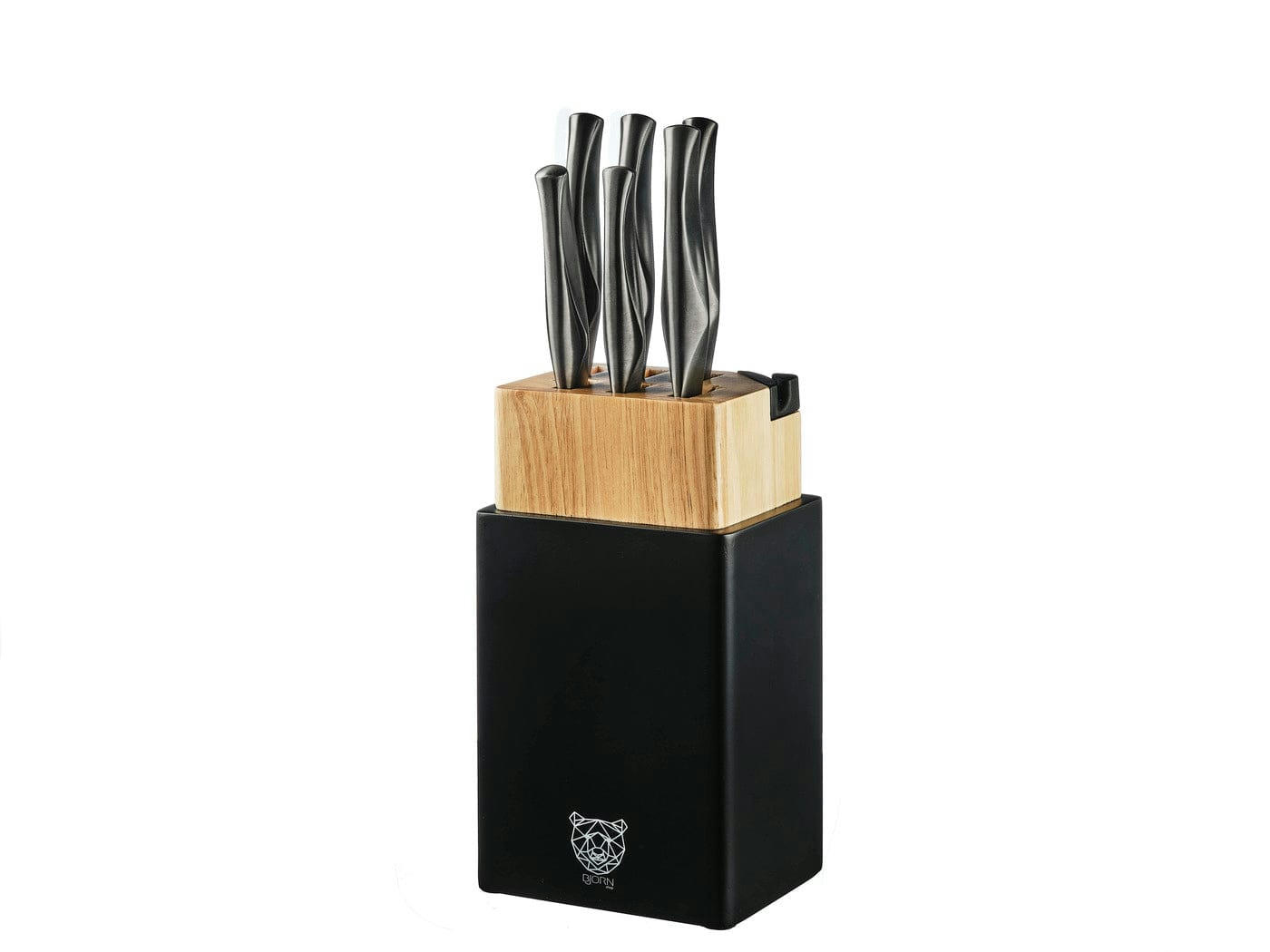 NUDE - Lot de 8 couteaux en inox gris