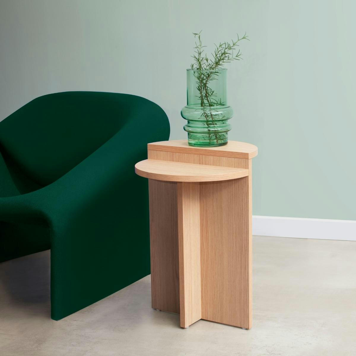 ANKA - Table d'appoint en chêne naturel