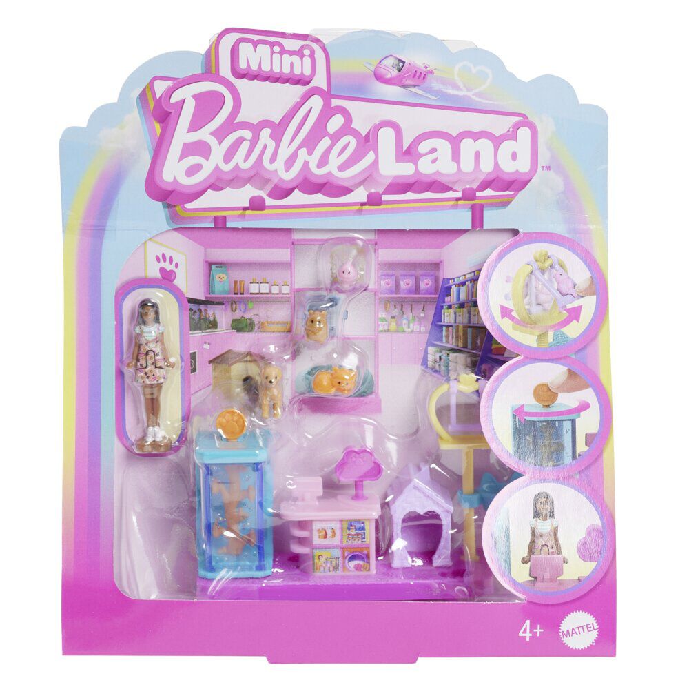 Mini Barbie Land commerce (4 modèles)