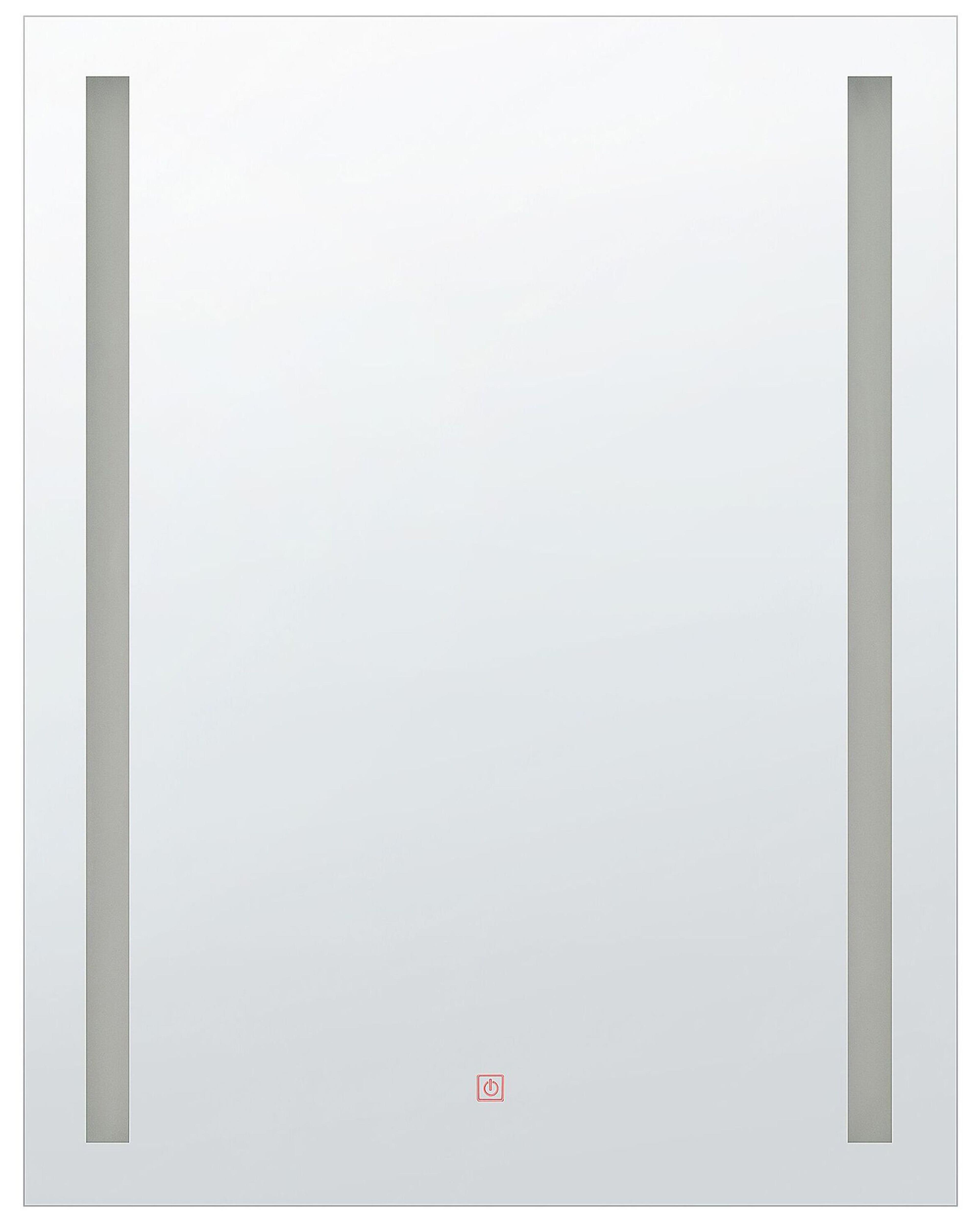 LED Bathroom Mirror MARTINET 60 cm 80 cm Silver