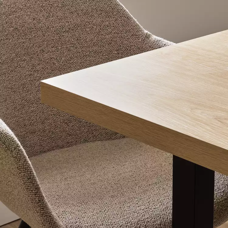 Habitat Zayn Birch Dining Table,2 Bench & 2 Natural Chairs