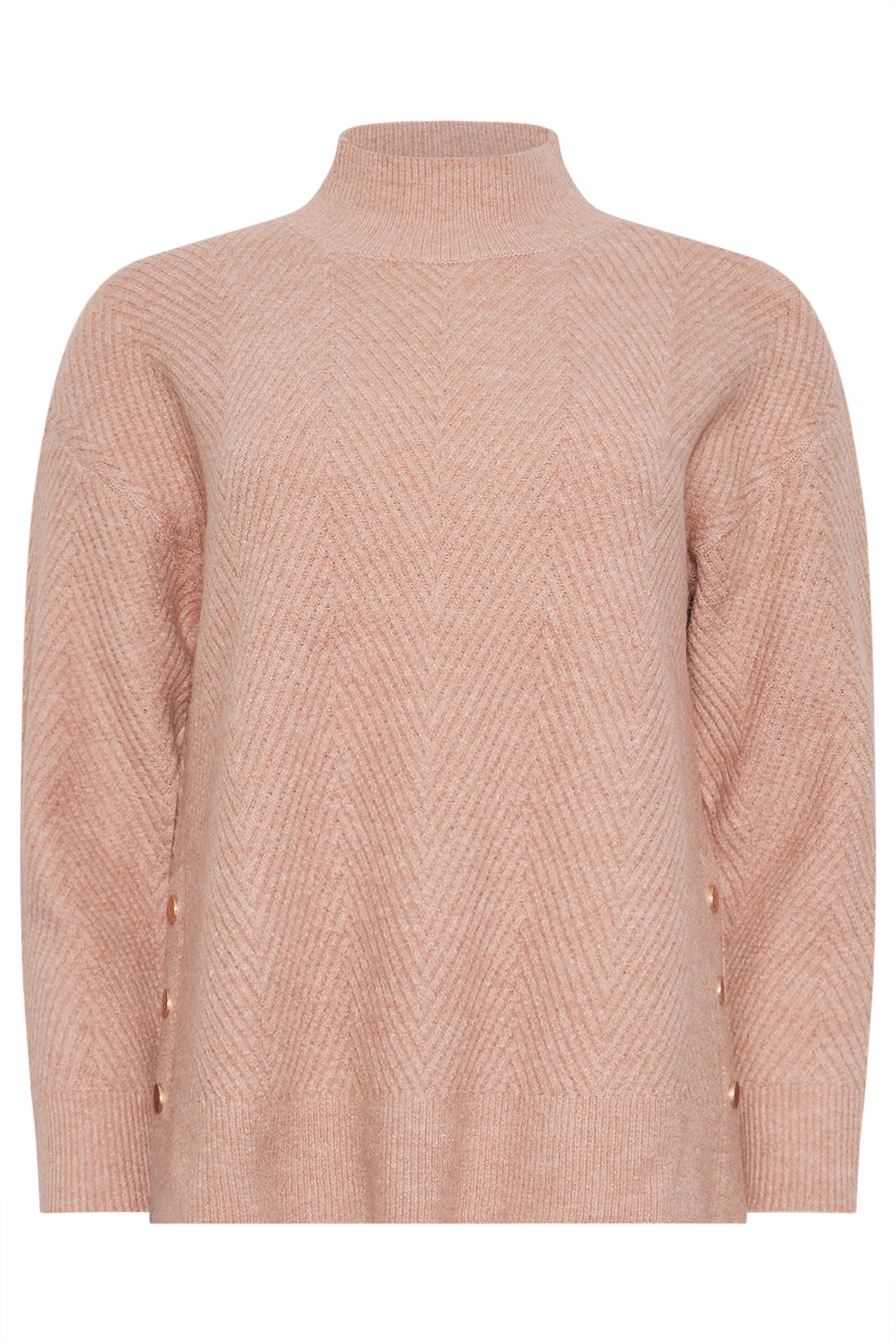 M&Co Petite Premium Funnel Neck Jumper
