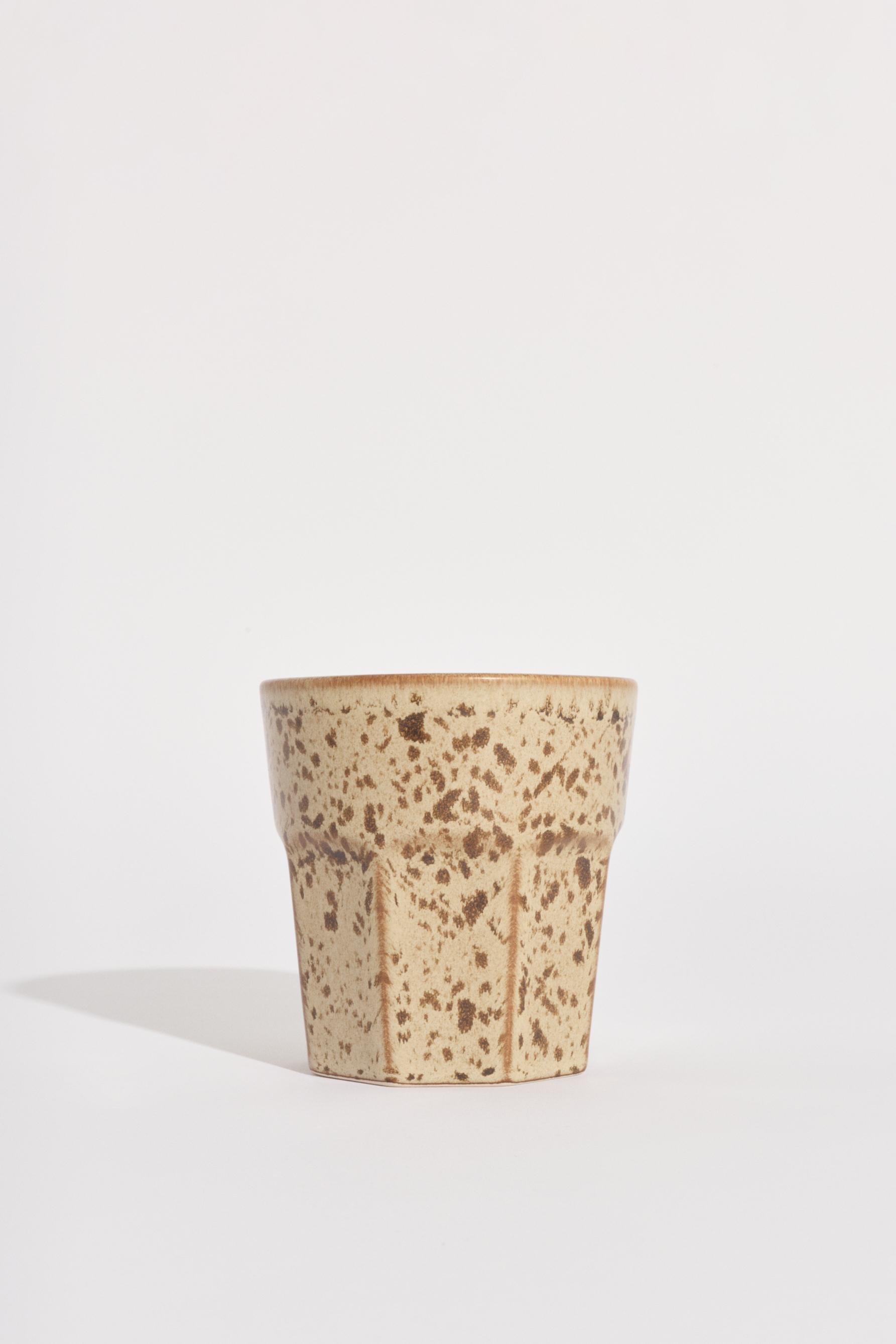 Vaso gres moteado